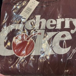Cherry coke hoodie. NWT. Size XL.